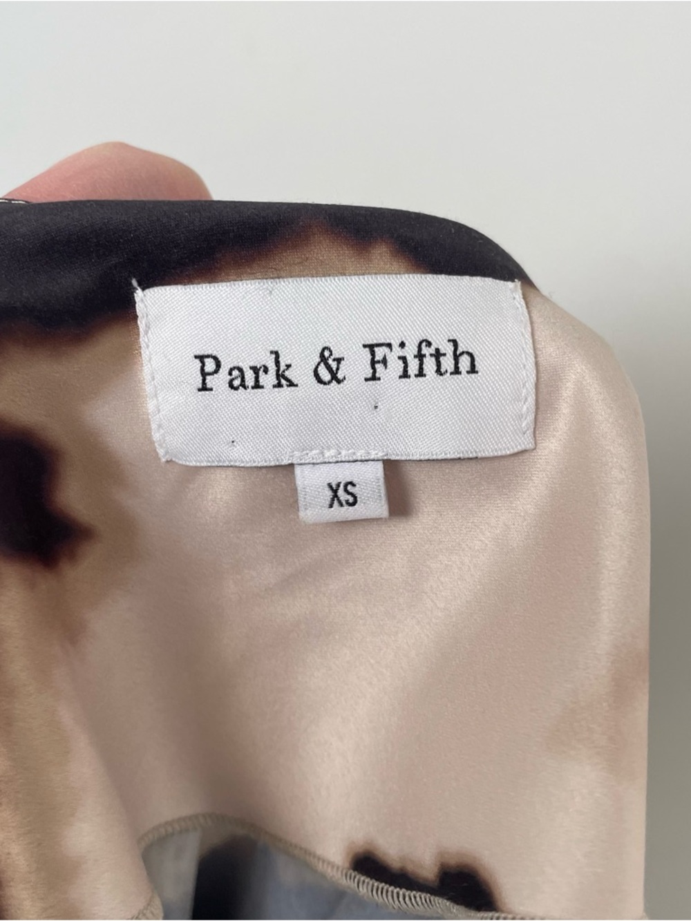 Park and Fifth Satin Slip Midi Dress Size XS Champagne/Black Wedding Guest Event - Picture 5 of 7